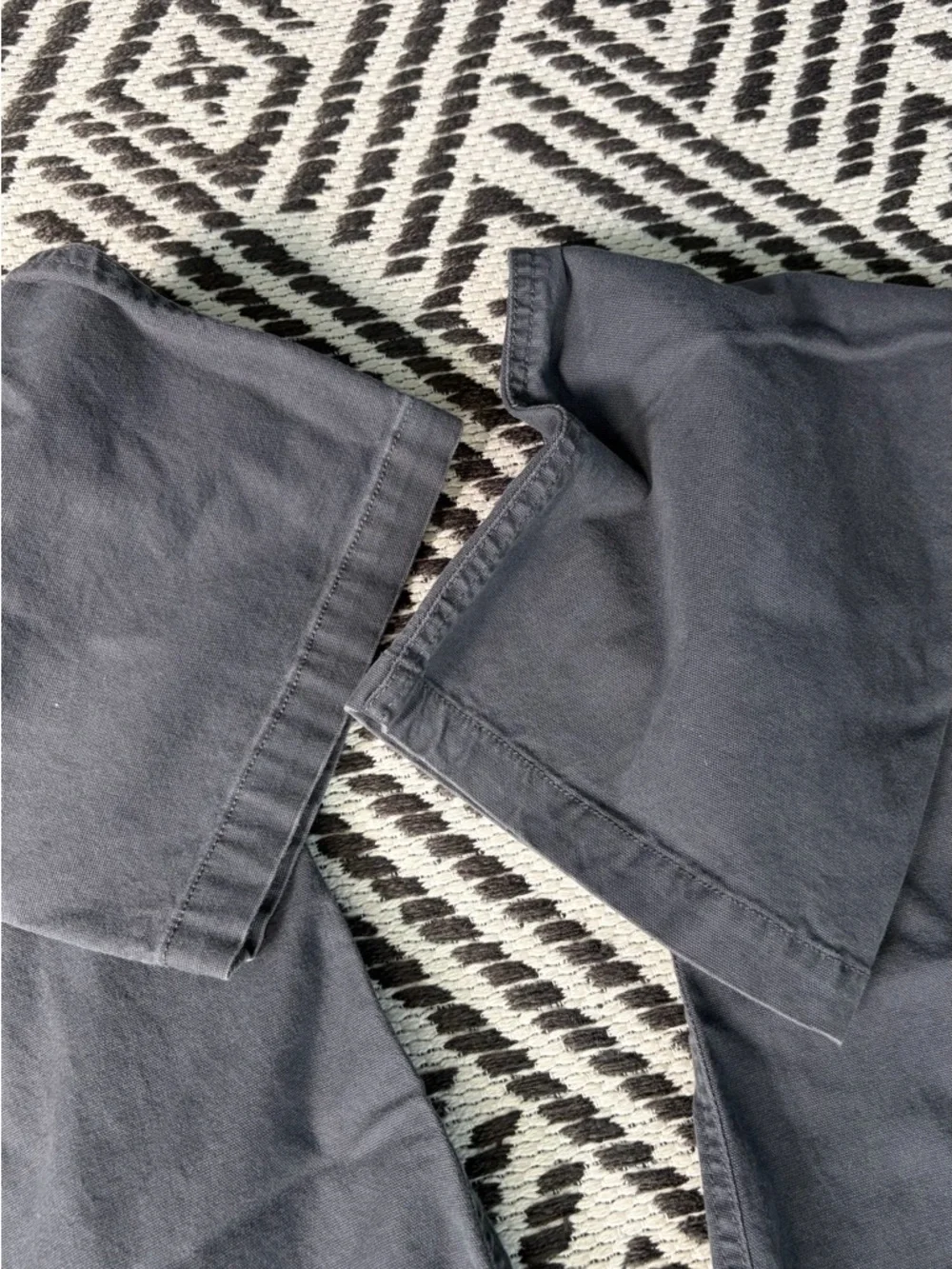 Howler Brothers Pants Men 35x32 (35x29) Frontside 5 Pocket Cordura Canvas Gray